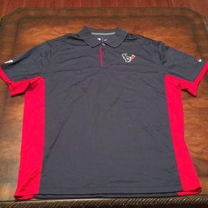 Nike Houston Texans Drifit Nfl Polo Xxl 